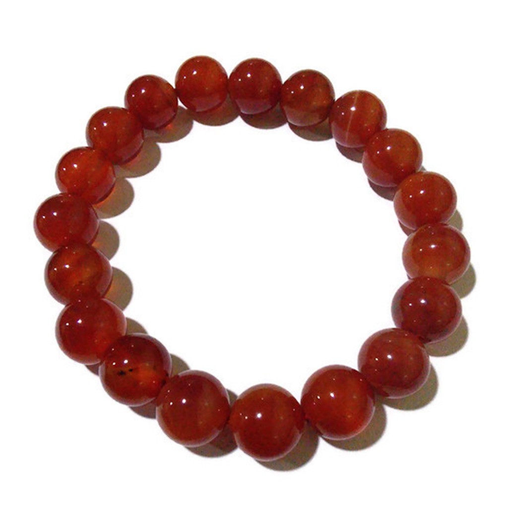 กำไลหินนำโชค-คาร์เนเลียน-สีแดงอมส้ม-10-มม-เสริมบารมี-ปกป้องคุ้มครอง-และช่วยให้ผู้สวมใสมีความสุข