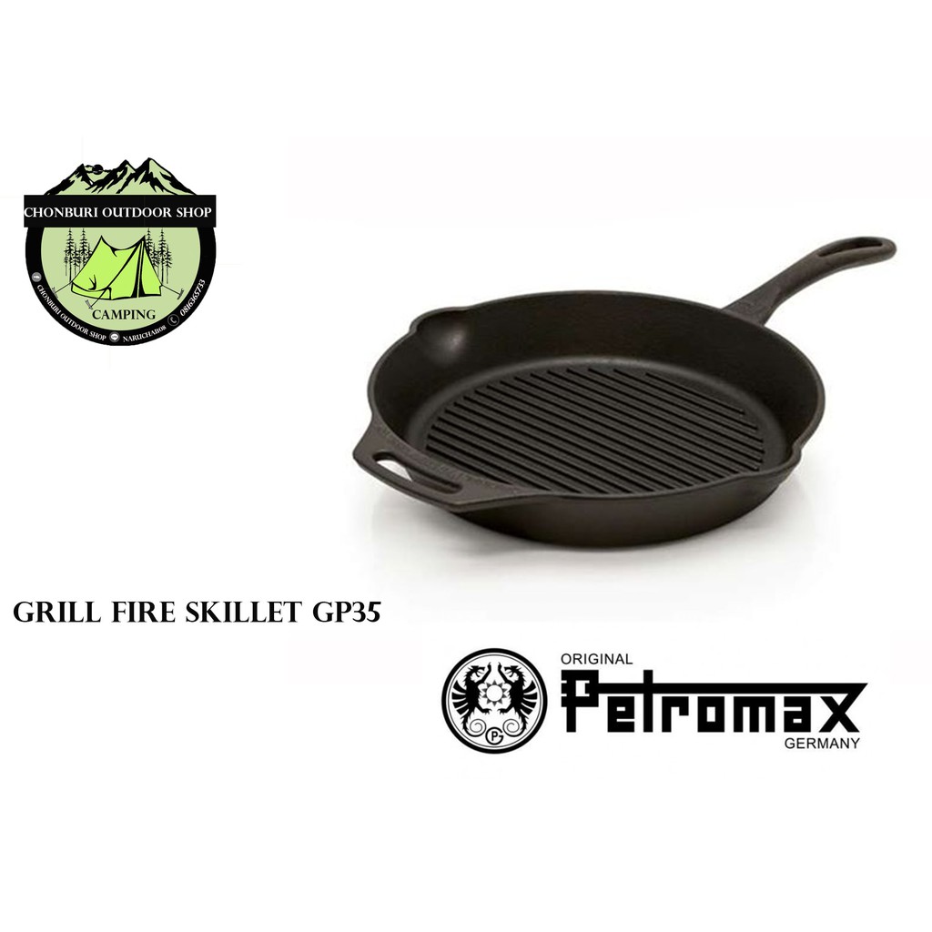 petromax-grill-fire-skillet-gp35-with-one-pan-handle-มีลอน