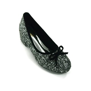 Three Sis รองเท้าส้นสูงกากเพชร Glitter Midnight hight heel silver