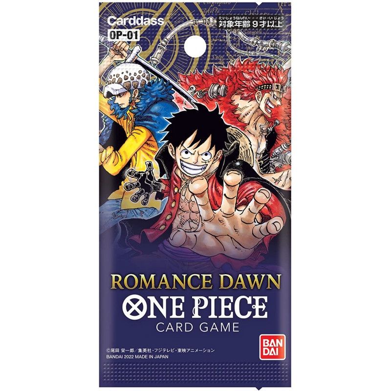 พร้อมส่ง-op-02-แยกซอง-ของแท้-one-piece-card-game-romance-dawn-op-01-และ-op-02-ลิขสิทธิ์-bandai-โดย-1-ซองมี-7-ใบ