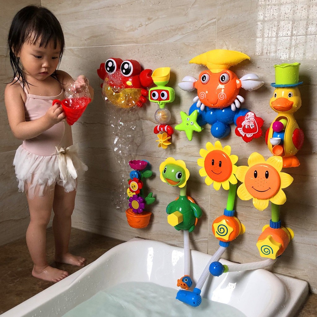 รูปภาพของBath Toys ของเล่นอาบน้ำ สำหรับเด็ก ของเล่นในน้ำ บีบฉีดพ่นน้ำได้ หลากหลายแบบลองเช็คราคา