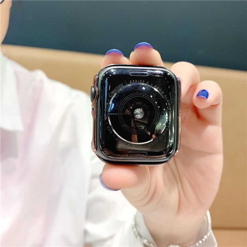 ภาพสินค้าเคสแข็ง ประดับเพชร สําหรับ Apple Watch Series 8 7 6 SE 5 4 45 มม. 41 มม. 44 มม. 40 มม. จากร้าน momo3c.th บน Shopee ภาพที่ 4