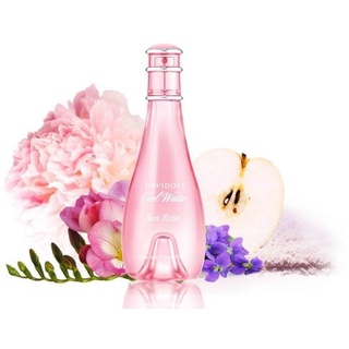 ส่งฟรี Davidoff Cool water women Sea Rose EDT 100ml (กล่องขายไม่ซีล) น้ำหอม OCT02