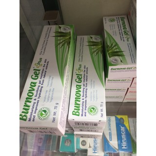 เบอโนว่าเจลBurnova Gel plus เจลว่านหางจระเข้ ขนาด 25กรัมและ70 กรัม