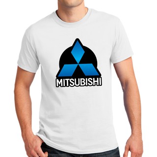 เสื้อคู่ - ข้อเสนอที่ดีที่สุดมิตซูบิชิรถกีฬาแข่งโลโก้เย็นซุปเปอร์คลาสแขนสั้นเสื้อยืดเสื้อยืดBajuMIT