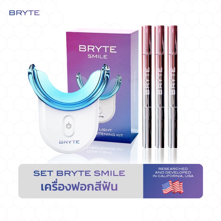bryte-เครื่องฟอกสีฟันพรีเมียม-พร้อมน้ำยาจากอเมริกา
