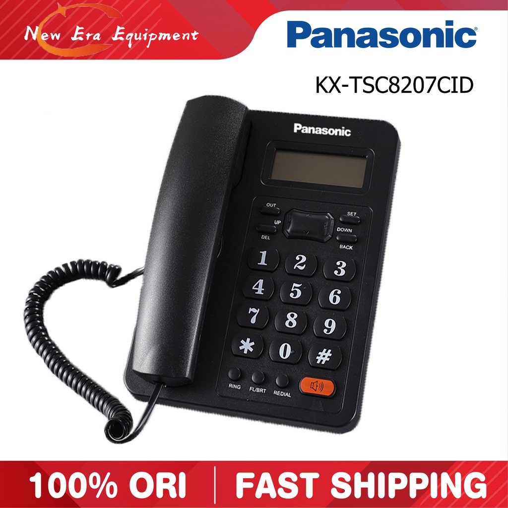 ราคาและรีวิวPanasonic KX-TSC8207CID โทรศัพท์รุ่นนิยม ถูกมาก โทรศัพท์แบบตั้งโต๊ะ โทรศัพท์บ้าน ออฟฟิศ ID ผู้โทร