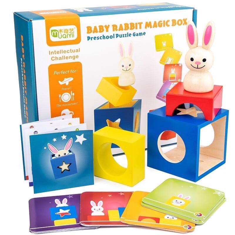 Baby rabbit magic box preschool puzzle game ของเล่นเสริมพัฒนาการ ของ ...