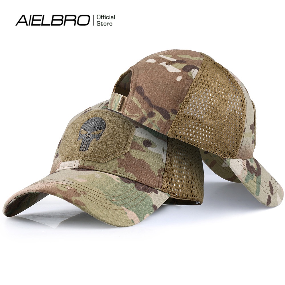 aielbro-หมวกเบสบอล-ลายพราง-ยุทธวิธี-สําหรับผู้ชาย-เดินป่า-ตกปลา