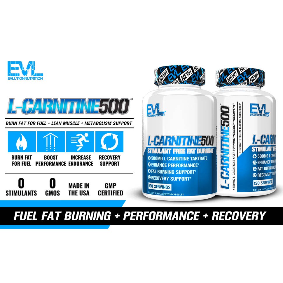 พร้อมส่ง-evl-l-carnitine-500mg-120แคปซูล-แอลคานิทีน-ลดไขมัน-ลดน้ำหนัก