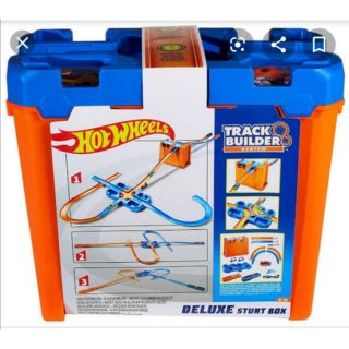 Hotwheels track builder deluxe stunt box