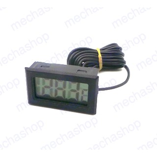 เครื่องวัดอุณหภูมิ -10°C~110°C Thermometer Temperature Gauge Meter Digital LCD Monitor สายยาว 2เมตร