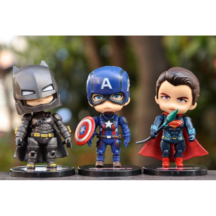 super-hero-ตุ๊กตาฟิกเกอร์-figure-model-ซุปเปอร์ฮีโร่-โมเดล-ตุ๊กตาฮีโร่-avenger-marvel-dc-ขนาดประมาณ-10ซม