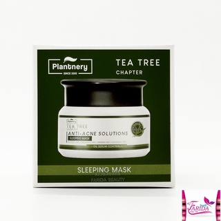 🔥โปรค่าส่ง25บาท🔥 Plantnery Tea Tree Sleeping Mask แพลนท์เนอรี่ สลีปปิ้ง มาส์ก