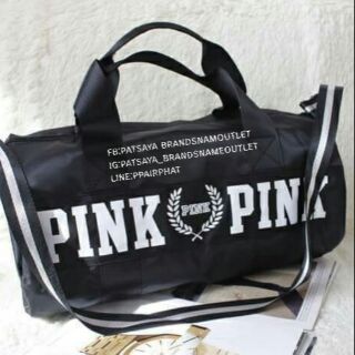 Victorias Secret PINK Gym Duffle Bag แท้💯outlet กระเป๋าเดินทางใบใหญ่ ผ้าไนลอนหนา