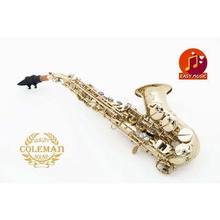 แซกโซโฟน Saxophone Curved Soprano Coleman CL-331S Clear Lacquered