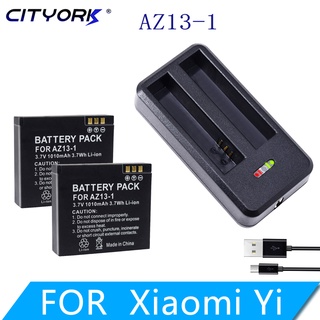 CITYORK 1010mAh AZ13-1 AZ13 az13 1 Rechargeable Camera Battery For Xiaomi yi 1 Action Camera AZ13 1 batteries
