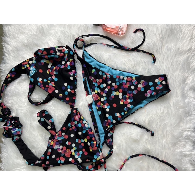 bikini-roxy-สีดำ-xs-used-like-new