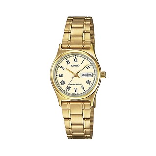 ภาพหน้าปกสินค้าCasio Standard นาฬิกาสำหรับผู้หญิง สายสแตนเลส สีทอง รุ่น LTP-V006G-9BUDF,LTP-V006G-9B,LTP-V006G ที่เกี่ยวข้อง
