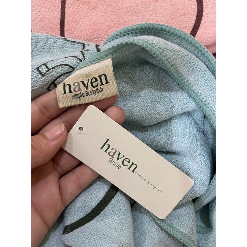 haven-แท้-ผ้าขนหนูไมโครไฟเบอร์ผืนใหญ่-ขนาด-28-56-นิ้ว