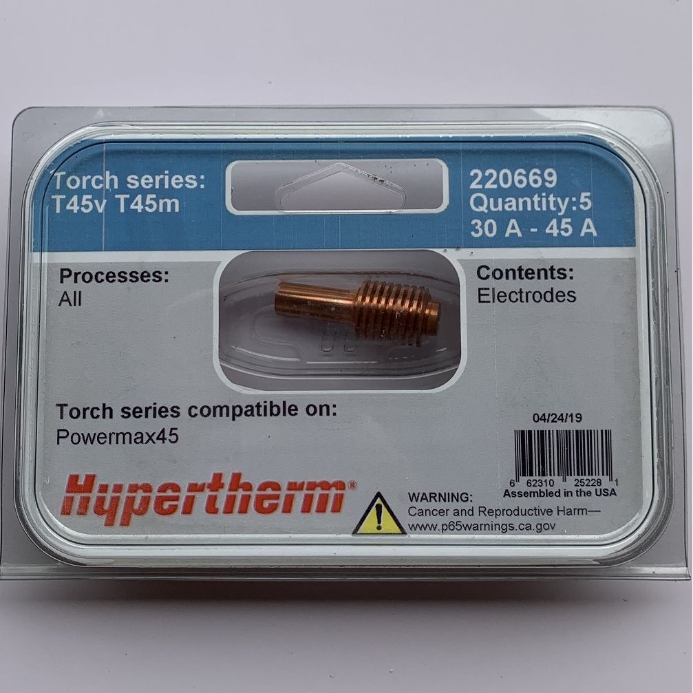 Hypertherm Electrodes 220669 for PowerMax45 (original) | Shopee Thailand
