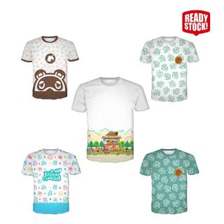 Animal Crossing Series Mens Casual T-shirt Tee