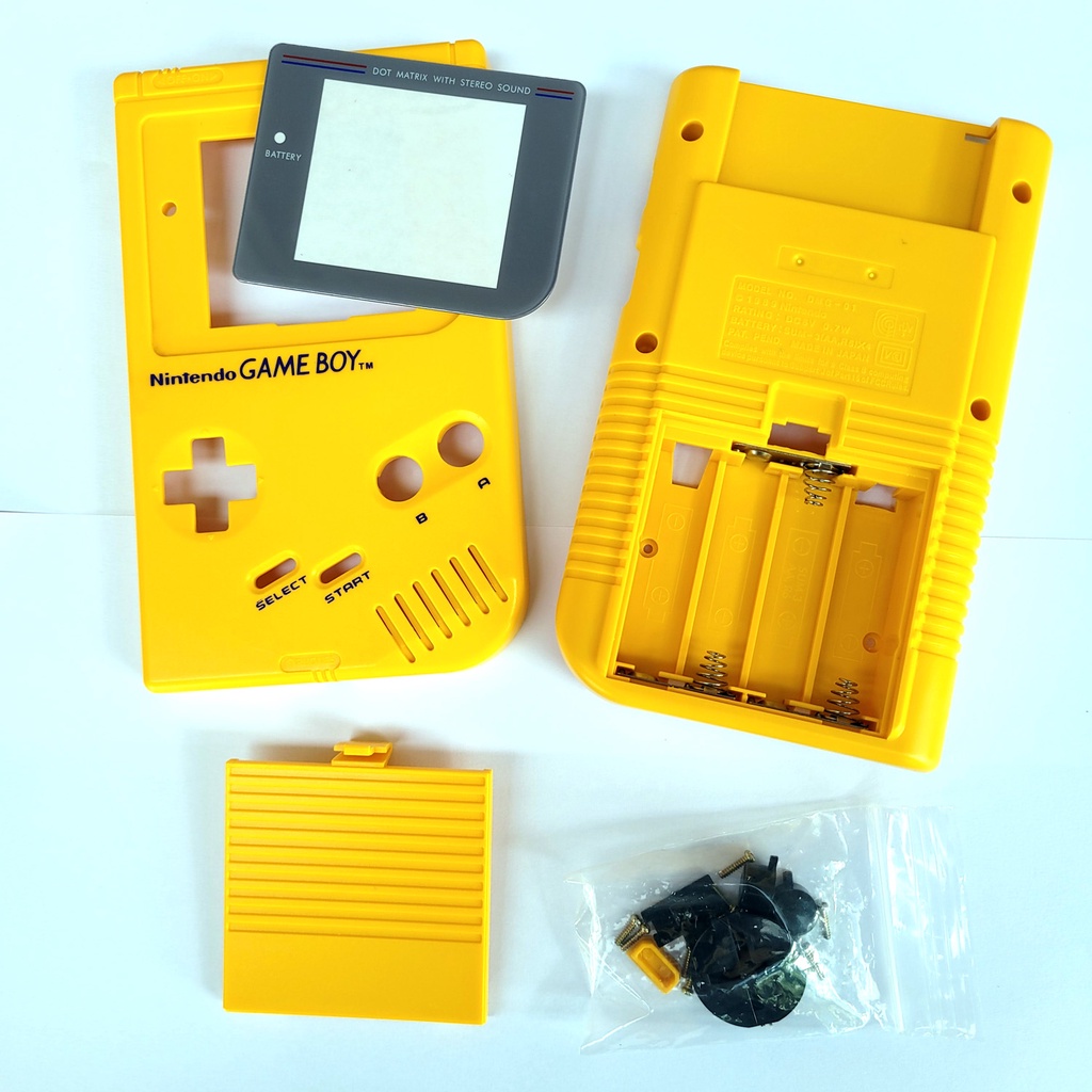 ภาพสินค้าชุดกรอบ กรอบ เครื่อง เกมบอยอ้วน Gamboy DMG-01 , GB Original , GameBoy Classic ชุดน็อต เลนส์จอ ฝาหลัง มีหลายสี จากร้าน gconsoleacc บน Shopee ภาพที่ 8
