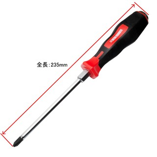 ไขควงปากแฉก PH1×100 มม. ( Go Through Screw Driver With Bolster PH2*125 mm )