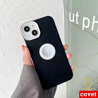 สินค้า COVET {3-in-1} เคสไอโฟน11 ไอโฟน เคสไอโฟน เคส เคสไอโฟน ไอโฟน เคสกันกระแทก เคสโทรศัพท์มือถือ ซิลิโคนนุ่ม ใส ลายโลโก้กลวง สําหรับ compatible for iPhone 14 13 12 11 Pro MAX XR 14 Plus