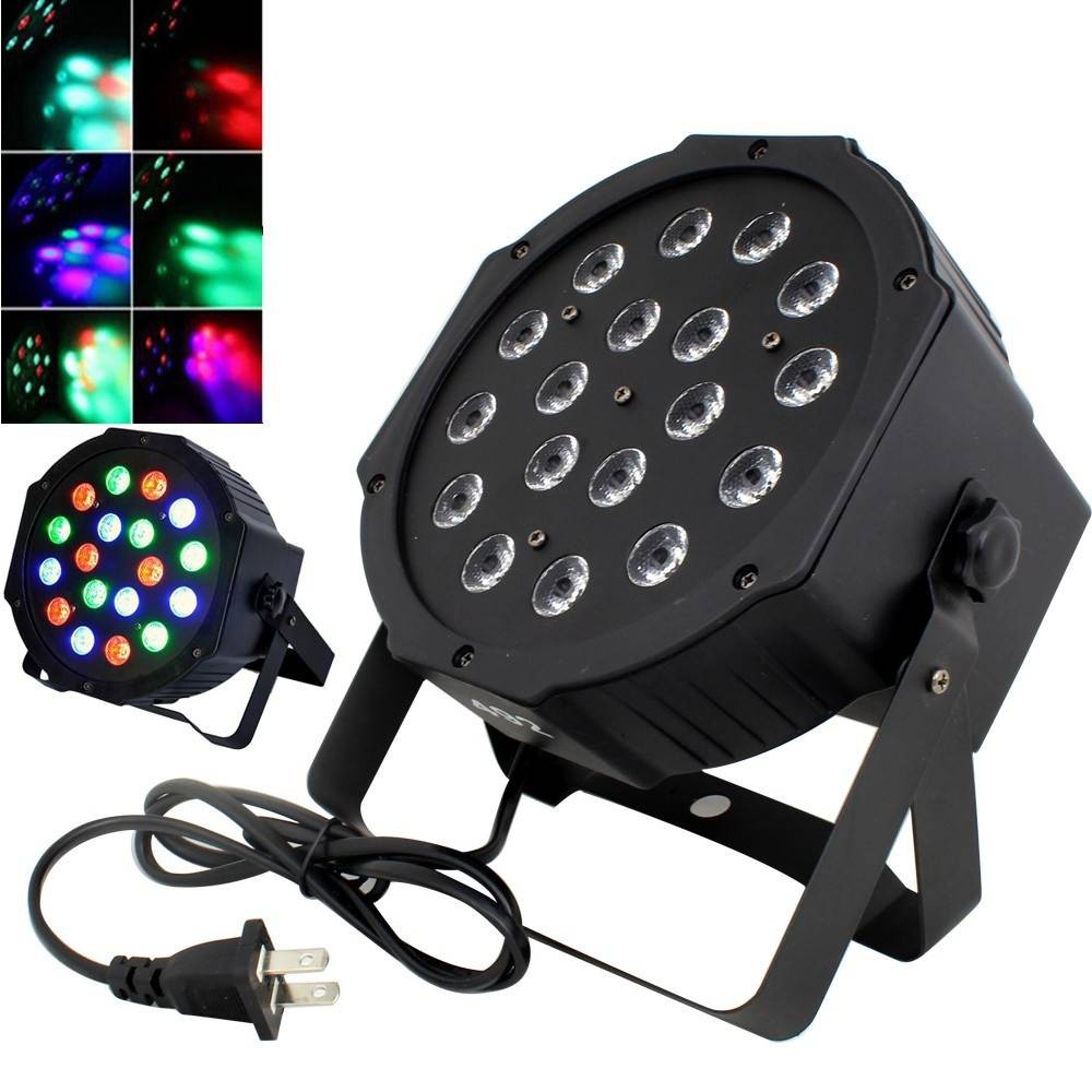 ไฟดิสโก้ ไฟพาร์LED PAR LED 18 RGB LED Party ไฟเทค | Shopee Thailand