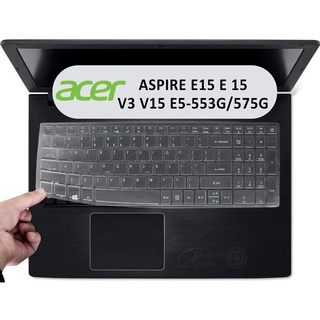 แผ่นซิลิโคนครอบแป้นพิมพ์ สําหรับ Acer Aspire E 15 V3 V15 Acer A615 15.6 นิ้ว E5-573G