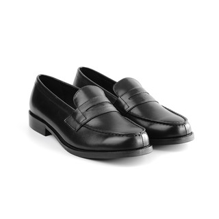 สินค้า Julietta - Classic Penny Loafer Shoes in Black  รองเท้าหนัง Juliettabkk
