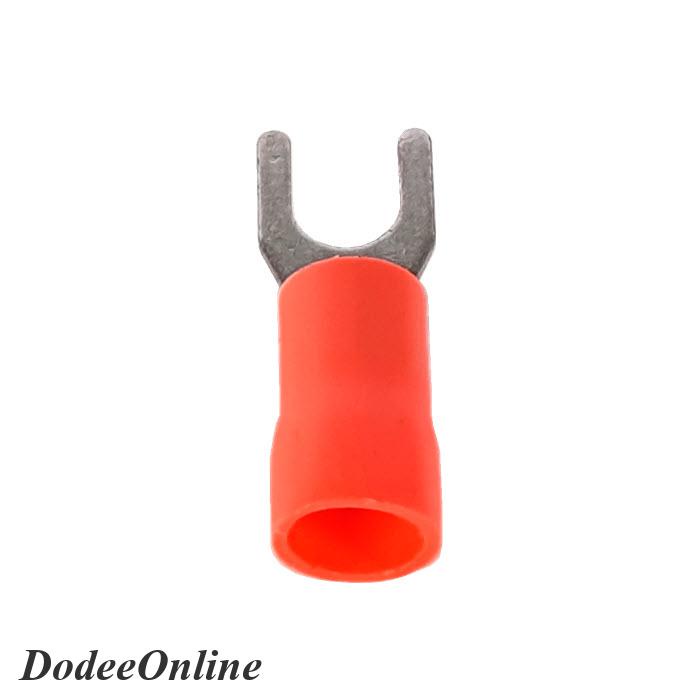 หางปลาแฉก-sv3-5-4-แบบมีฉนวน-ข้อต่อสายไฟ-4-sq-mm-รูสกรู-4mm-สีแดง-100-ชิ้น-รุ่น-sv350-4-red-dd