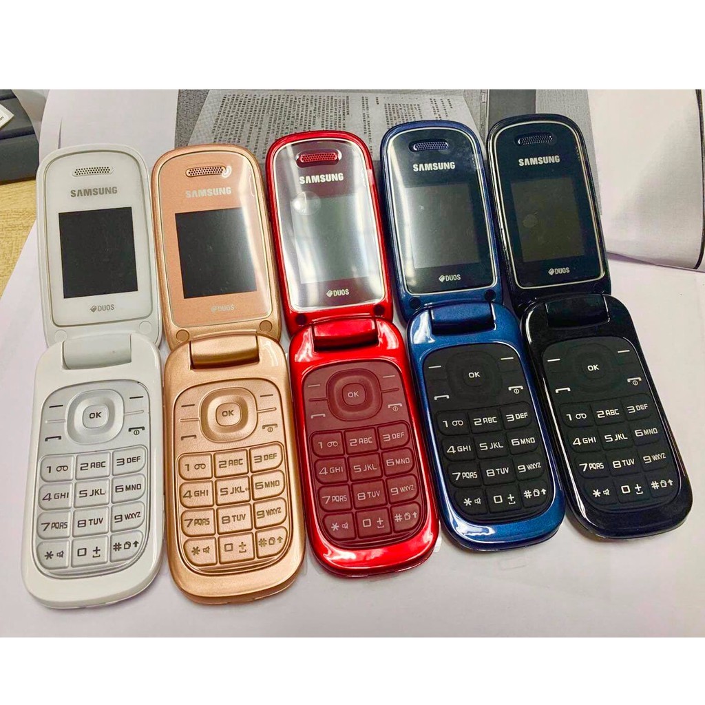 โทรศัพท์มือถือซัมซุง-samsung-gt-e1272-ใหม่-สีแดง-มือถือฝาพับ-ใช้ได้-2-ซิม-ทุกเครื่อข่าย-ais-true-dtac-my-3g-4g-ปุ่มกด