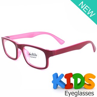 แว่นตาเกาหลีเด็ก Fashion Korea Children แว่นตาเด็ก รุ่น AORPIDI 1610 C-23 สีชมพูเข้ม