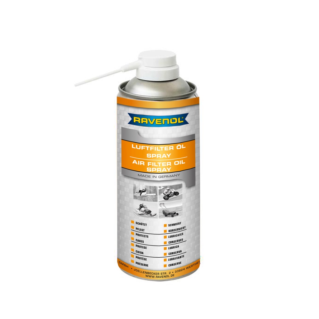 ravenol-air-filter-oil-spray-น้ำมันสเปรย์สำหรับเคลือบไส้กรองอากาศที่ทำจากโฟม