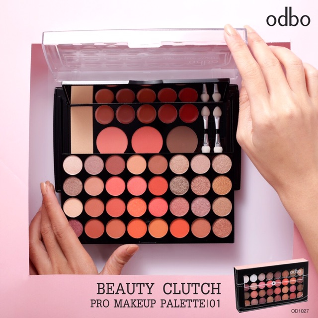 ภาพสินค้าชุดแต่งหน้า odbo beauty clutch pro makeup palette จากร้าน nuaonkt บน Shopee ภาพที่ 2