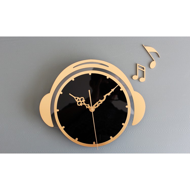 พร้อมส่ง-นาฬิกาแต่งผนังมิวสิคแมนแบบเก๋-wallclock