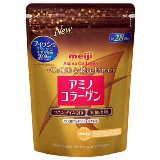 สินค้า Sale💥Meiji Amino Collagen+CoQ10&Rice Germ Extract