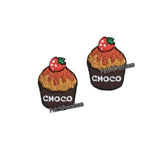 Choco เค้ก  ไซส์เล็ก - ตัวรีด (Size S) ตัวรีดติดเสื้อ