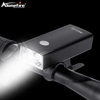 Alonefire BL04 ไฟฉาย LED 2400 Lumens 3 โหมด ชาร์จ USB กันน้ํา สําหรับติดด้านหน้ารถจักรยาน