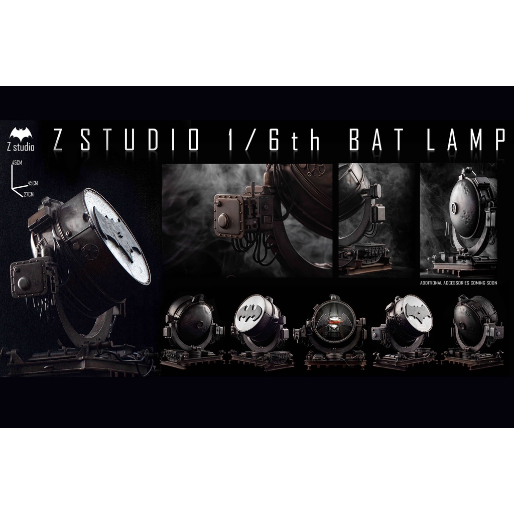 Z studio 1/6 : Bat Light – Batman (ฉาก โคมไฟแบทแมน สเกล 1/6) | Shopee ...