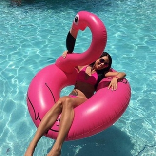 ห่วงยาง Flamingo Swim Tube ห่วงยางหัวนกฟลามิงโก้ ขนาด 46" OM9718