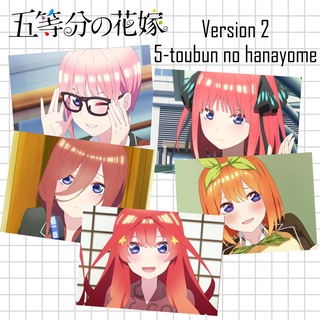 ภาพย่อรูปภาพสินค้าแรกของVer.2 โปสเตอร์อนิเมะเจ้าสาวผมเป็นแฝดห้า (5 toubun no hanayome) ขนาด A4