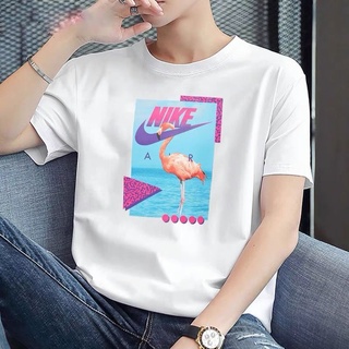 [S-5XL] Nike เสื้อยืดลําลอง ผ้าฝ้าย ระบายอากาศ ใส่สบาย แฟชั่น สําหรับผู้ชาย JGhmgb04CN