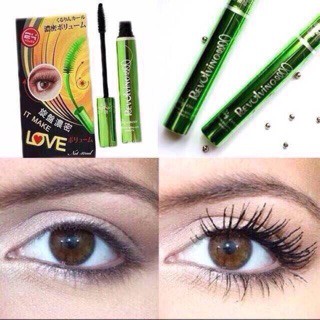 ✷ พร้อมส่ง!!! ✷ BQ COVER REVOLVING MASCARA( 1 แท่ง ) มาสคาร่าแท่งสีเขียว ขนตาสวยง