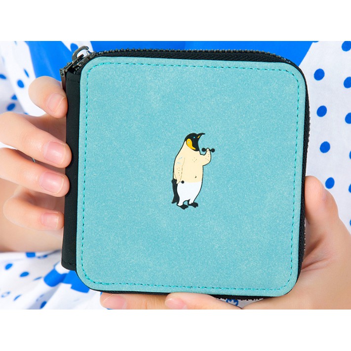 กระเป๋าสตางค์ใบสั้น-funny-animal-wallet-หนังสวย-ดีไซน์น่ารักแนวๆใช้ได้ทุกเพศ