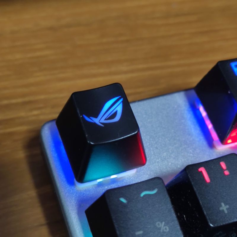 ปุ่ม keyboard Mechanic ลาย ROG แสงลอด | Shopee Thailand