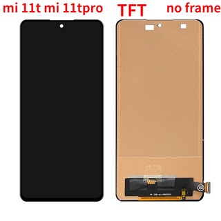หน้าจอ LCD สําหรับ Xiaomi Mi 11T Pro 2107113Sg หน้าจอสัมผัส Digitizer mi 11t