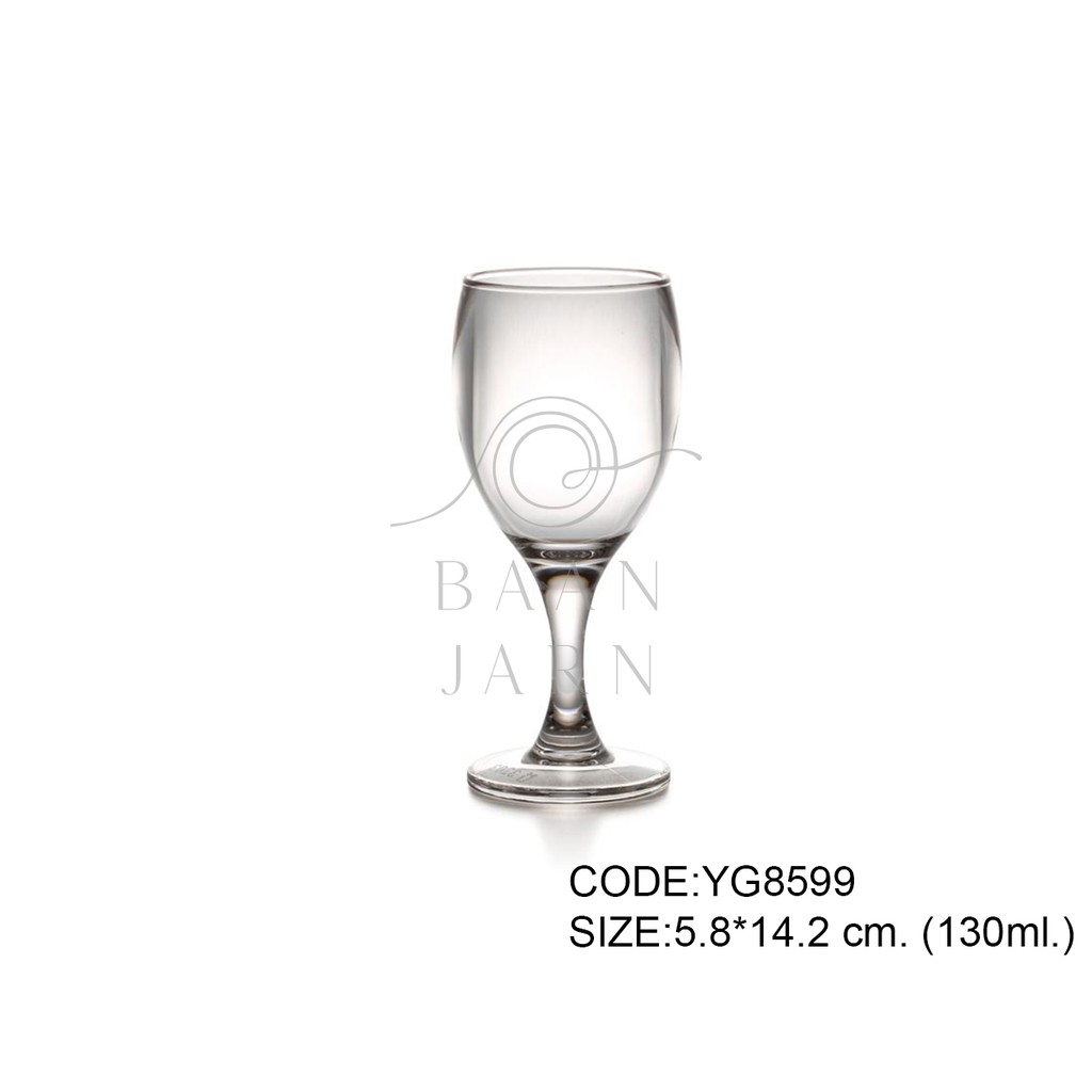 แก้วไวน์พลาสติก-ตกไม่แตก-แก้วเหล้า-โพลีคาร์บอเนต-แข็งแรงกว่าพลาสติก-ใส่ได้ทั้งร้อนเย็น-poly-glass-yg8599